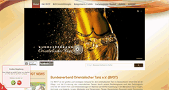 Desktop Screenshot of bv-orienttanz.de